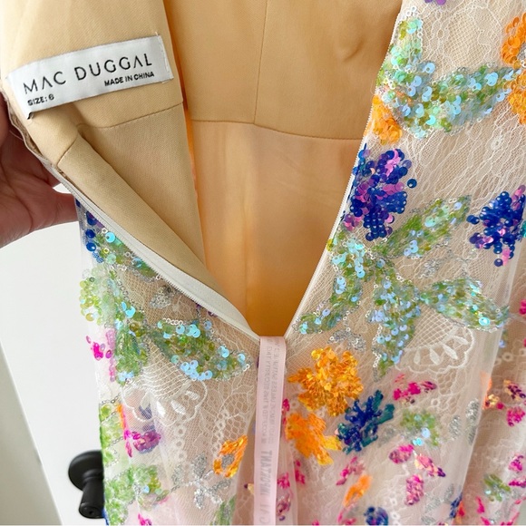 Mac Duggal Beaded A-Line Gown - Picture 8 of 9